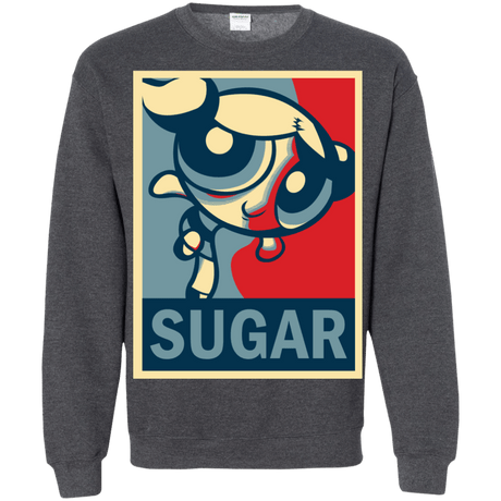 Sweatshirts Dark Heather / S Sugar Powerpuff Crewneck Sweatshirt