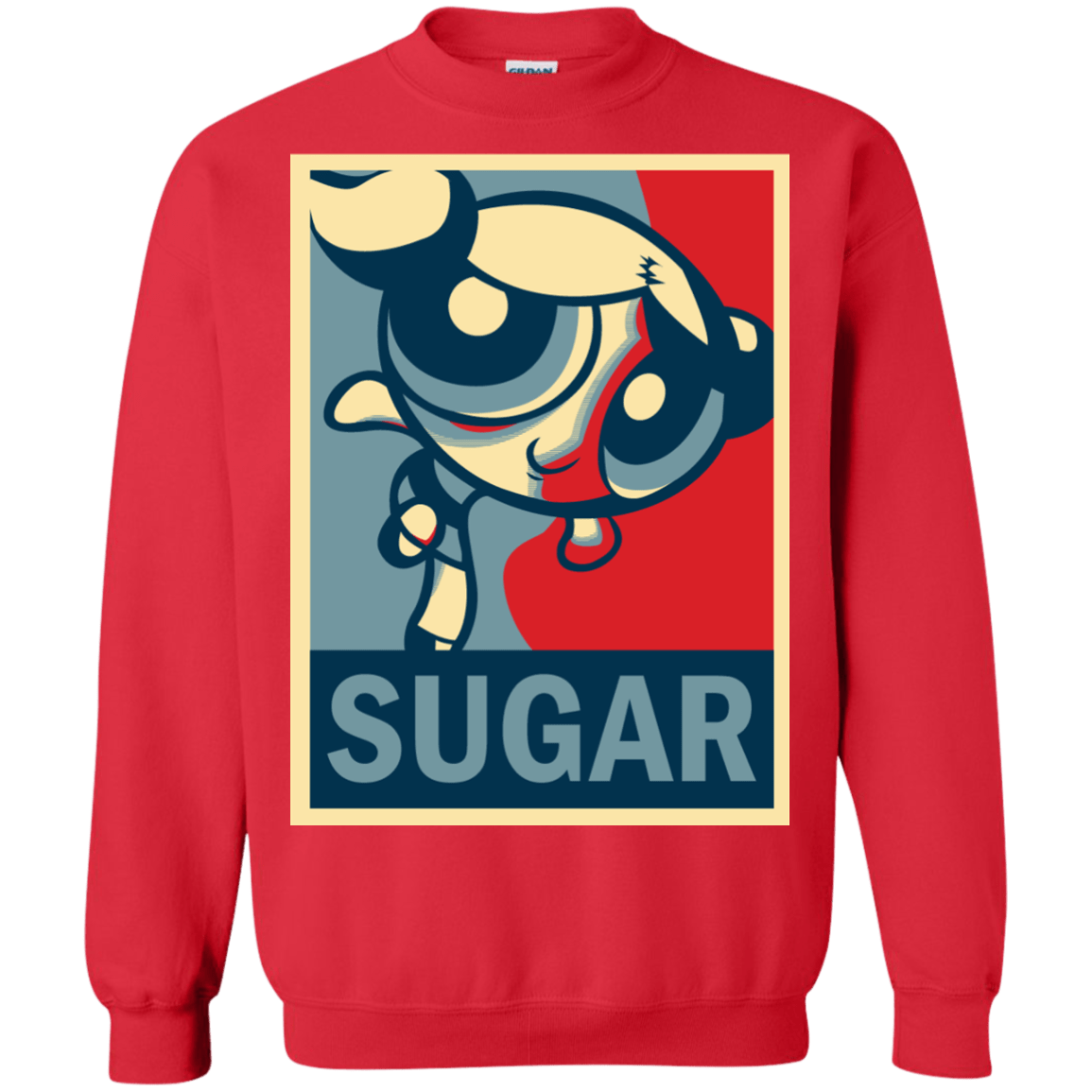 Sweatshirts Red / S Sugar Powerpuff Crewneck Sweatshirt