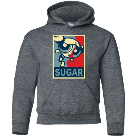 Sweatshirts Dark Heather / YS Sugar Powerpuff Youth Hoodie