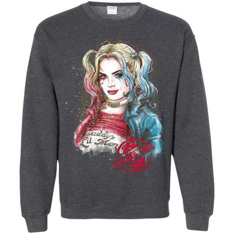 Sweatshirts Dark Heather / S Suicide Girl Crewneck Sweatshirt