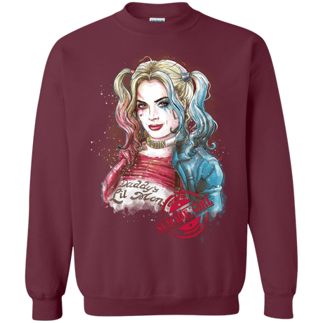 Sweatshirts Maroon / S Suicide Girl Crewneck Sweatshirt