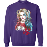 Sweatshirts Purple / S Suicide Girl Crewneck Sweatshirt