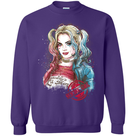 Sweatshirts Purple / S Suicide Girl Crewneck Sweatshirt