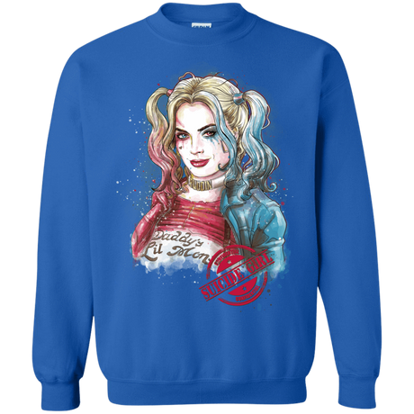 Sweatshirts Royal / S Suicide Girl Crewneck Sweatshirt