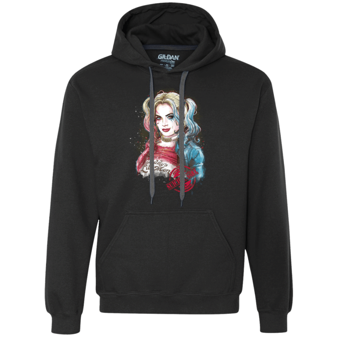 Sweatshirts Black / S Suicide Girl Premium Fleece Hoodie