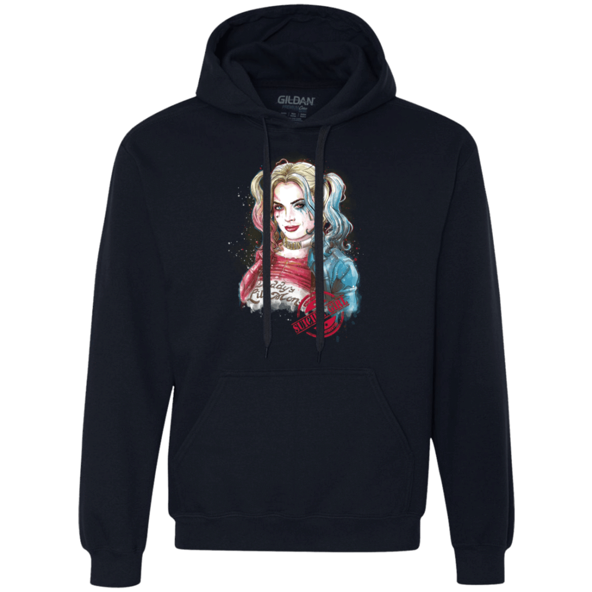 Sweatshirts Navy / S Suicide Girl Premium Fleece Hoodie