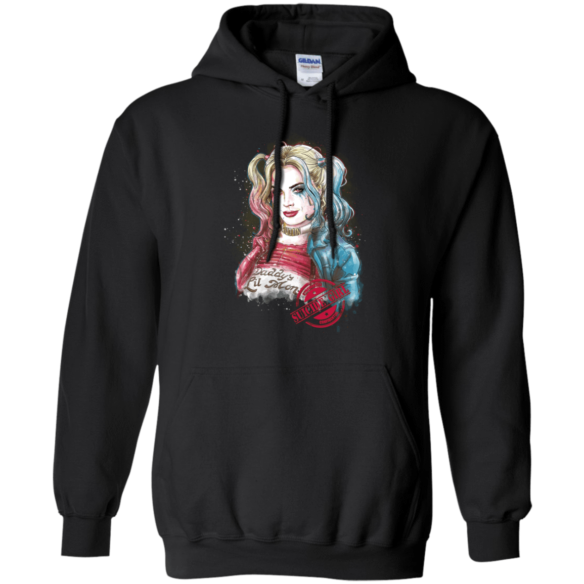 Sweatshirts Black / S Suicide Girl Pullover Hoodie