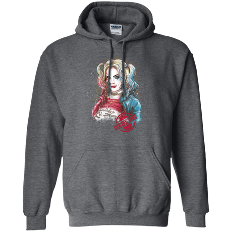 Sweatshirts Dark Heather / S Suicide Girl Pullover Hoodie