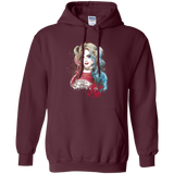 Sweatshirts Maroon / S Suicide Girl Pullover Hoodie