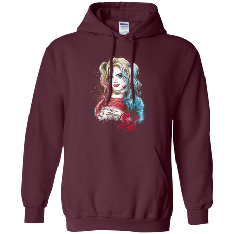 Sweatshirts Maroon / S Suicide Girl Pullover Hoodie