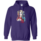 Sweatshirts Purple / S Suicide Girl Pullover Hoodie