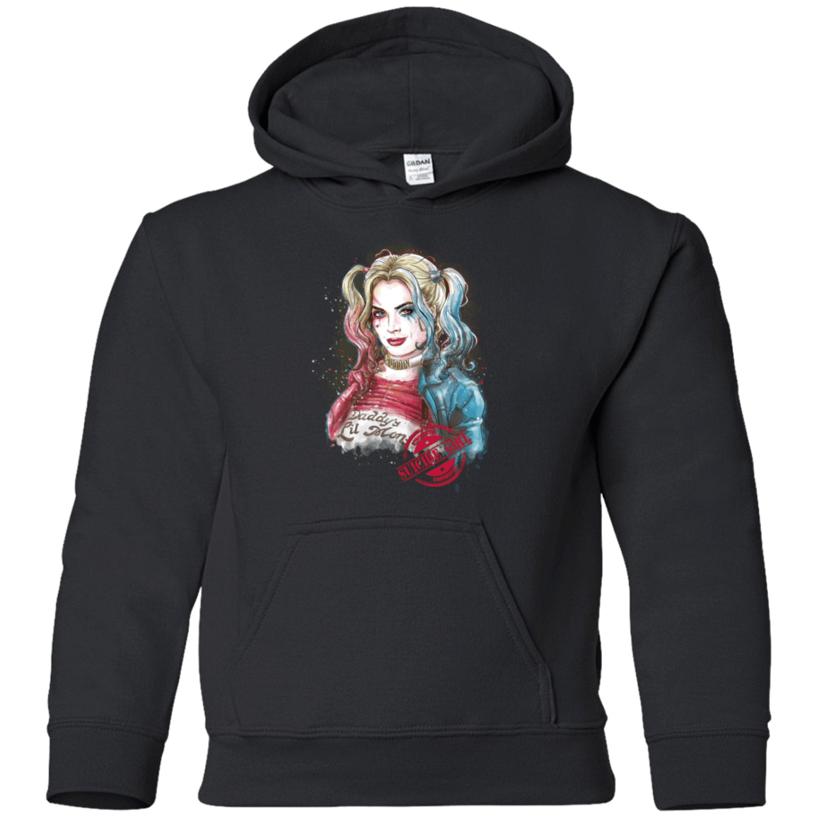 Sweatshirts Black / YS Suicide Girl Youth Hoodie