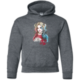 Sweatshirts Dark Heather / YS Suicide Girl Youth Hoodie