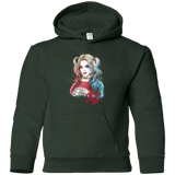 Sweatshirts Forest Green / YS Suicide Girl Youth Hoodie