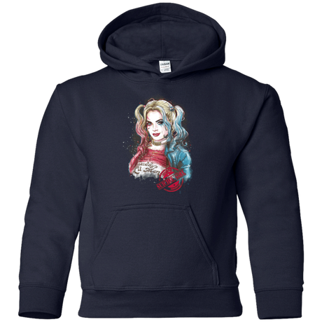 Sweatshirts Navy / YS Suicide Girl Youth Hoodie