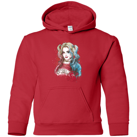 Sweatshirts Red / YS Suicide Girl Youth Hoodie