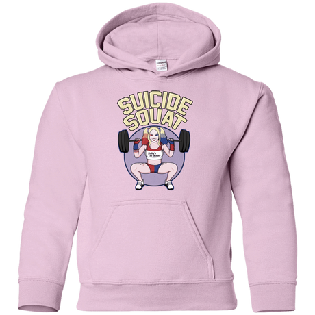 Sweatshirts Light Pink / YS Suicide Squat Youth Hoodie