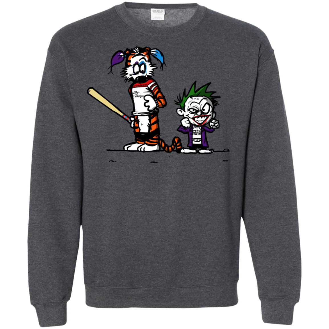 Sweatshirts Dark Heather / Small Suicide Tandem Crewneck Sweatshirt
