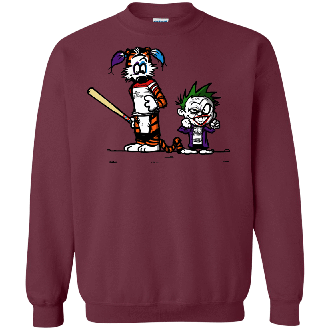 Sweatshirts Maroon / Small Suicide Tandem Crewneck Sweatshirt