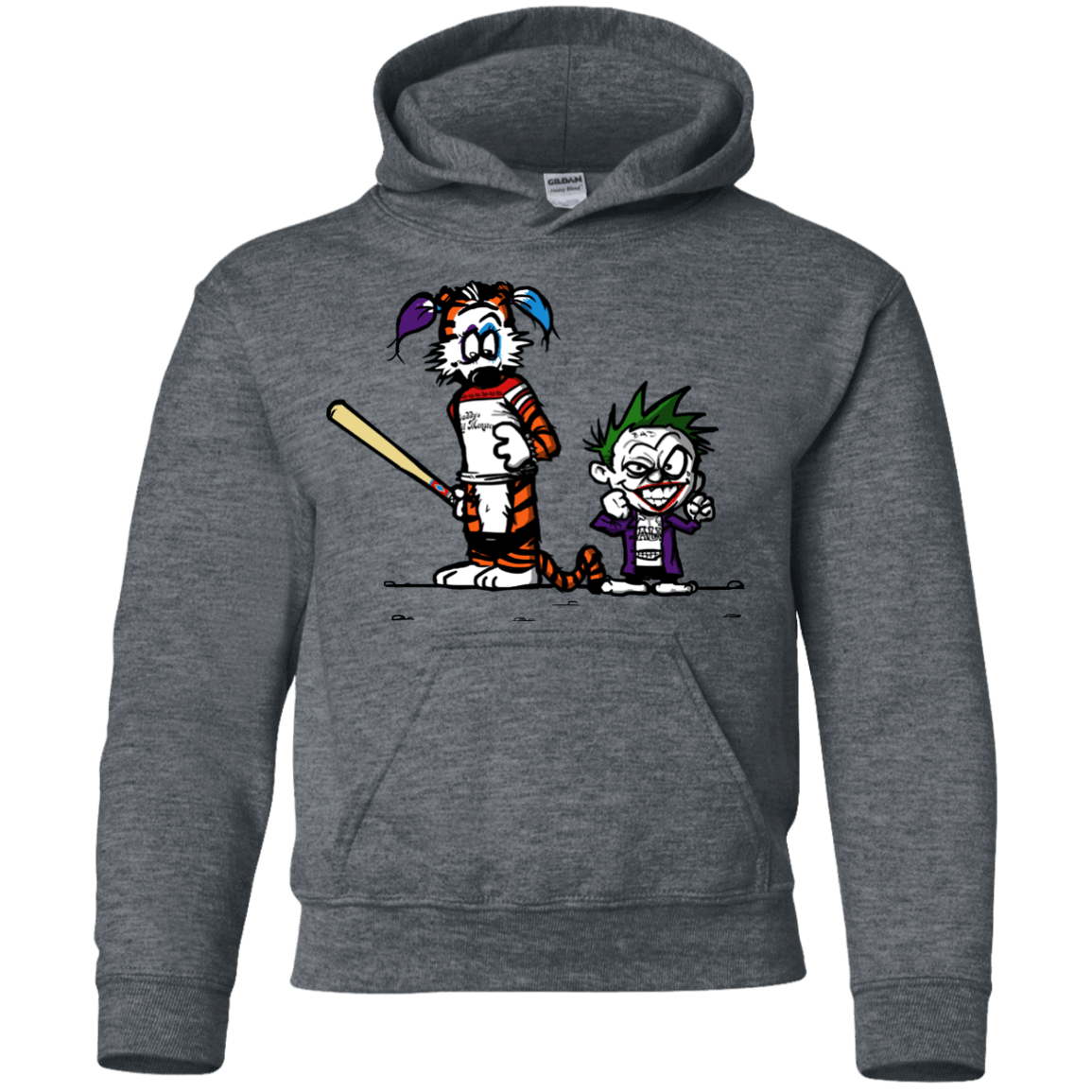 Sweatshirts Dark Heather / YS Suicide Tandem Youth Hoodie