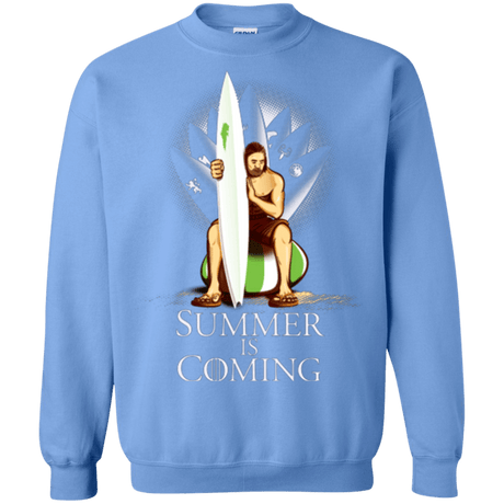 Sweatshirts Carolina Blue / Small Summer is Coming Crewneck Sweatshirt