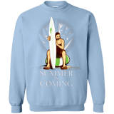 Sweatshirts Light Blue / Small Summer is Coming Crewneck Sweatshirt