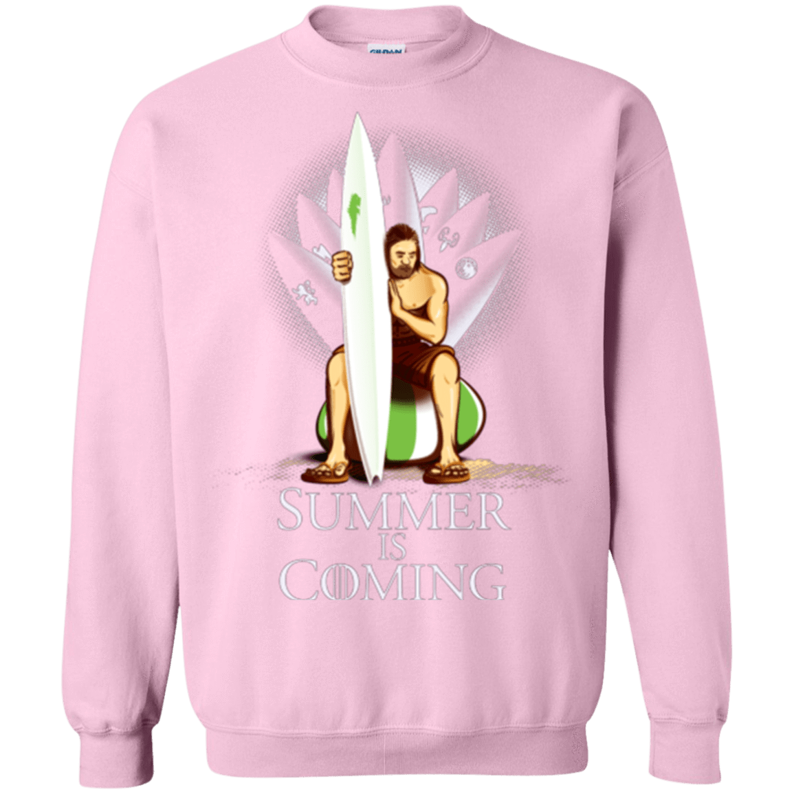 Sweatshirts Light Pink / Small Summer is Coming Crewneck Sweatshirt