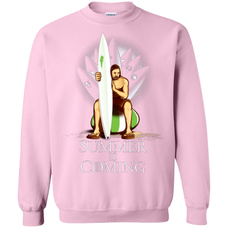 Sweatshirts Light Pink / Small Summer is Coming Crewneck Sweatshirt