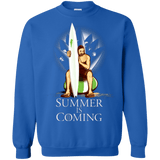 Sweatshirts Royal / Small Summer is Coming Crewneck Sweatshirt