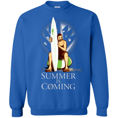 Sweatshirts Royal / Small Summer is Coming Crewneck Sweatshirt