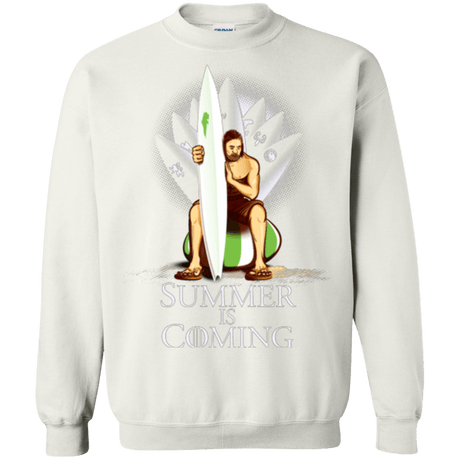 Sweatshirts White / Small Summer is Coming Crewneck Sweatshirt