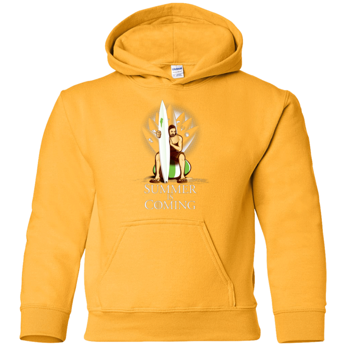 Sweatshirts Gold / YS Summer is Coming Youth Hoodie