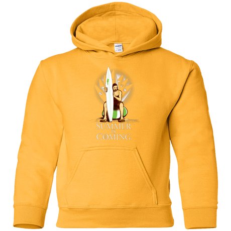 Sweatshirts Gold / YS Summer is Coming Youth Hoodie