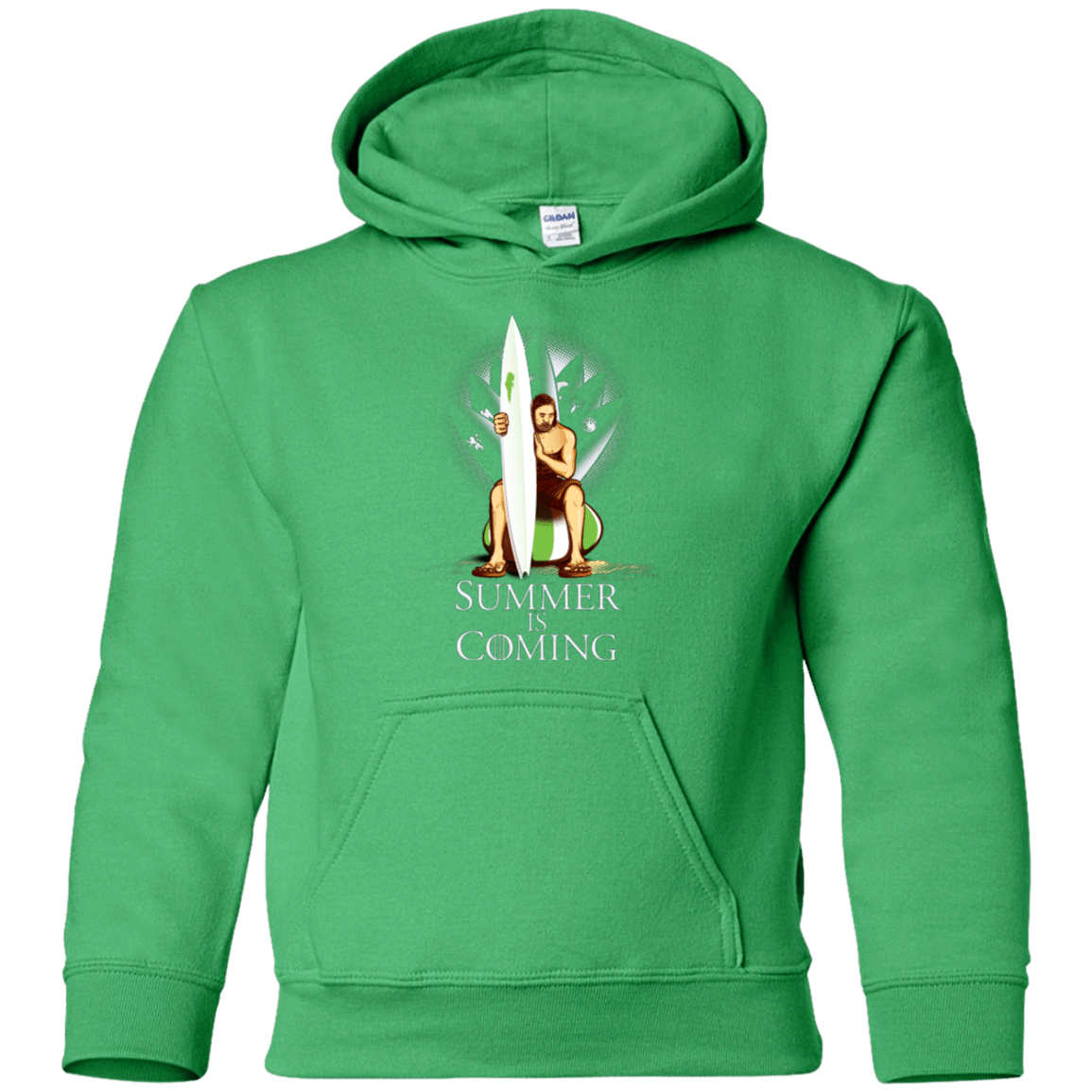 Sweatshirts Irish Green / YS Summer is Coming Youth Hoodie