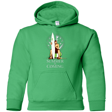 Sweatshirts Irish Green / YS Summer is Coming Youth Hoodie