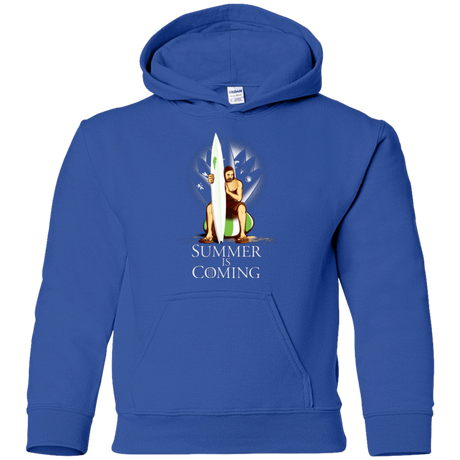 Sweatshirts Royal / YS Summer is Coming Youth Hoodie