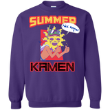 Sweatshirts Purple / S Summer Kamen Crewneck Sweatshirt