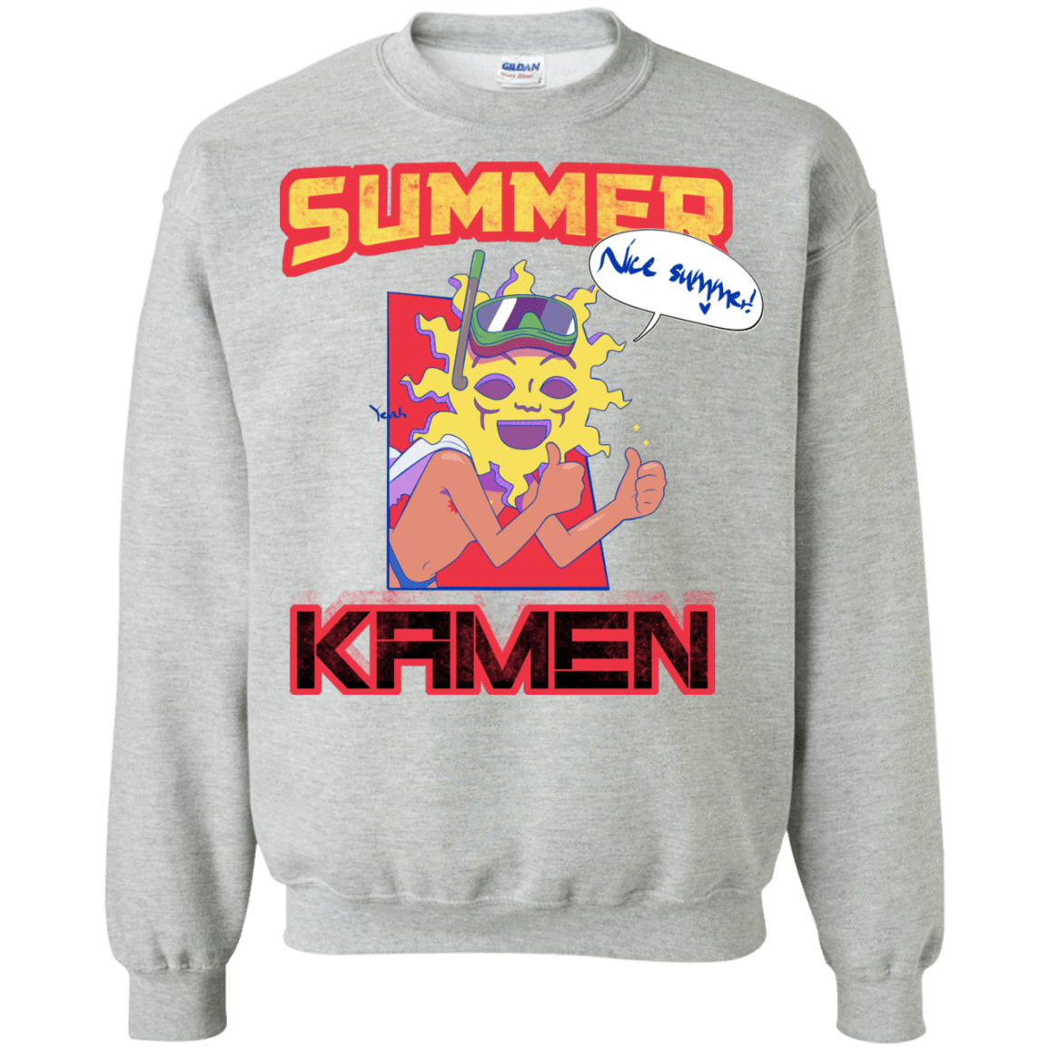 Sweatshirts Sport Grey / S Summer Kamen Crewneck Sweatshirt