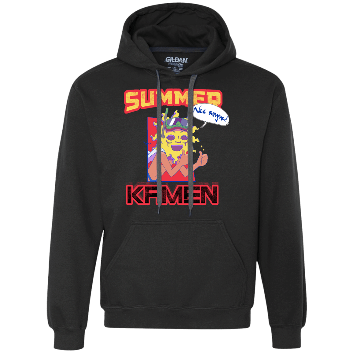 Sweatshirts Black / S Summer Kamen Premium Fleece Hoodie