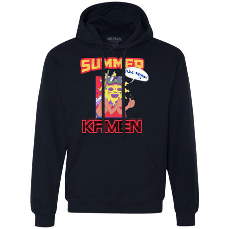 Sweatshirts Navy / S Summer Kamen Premium Fleece Hoodie