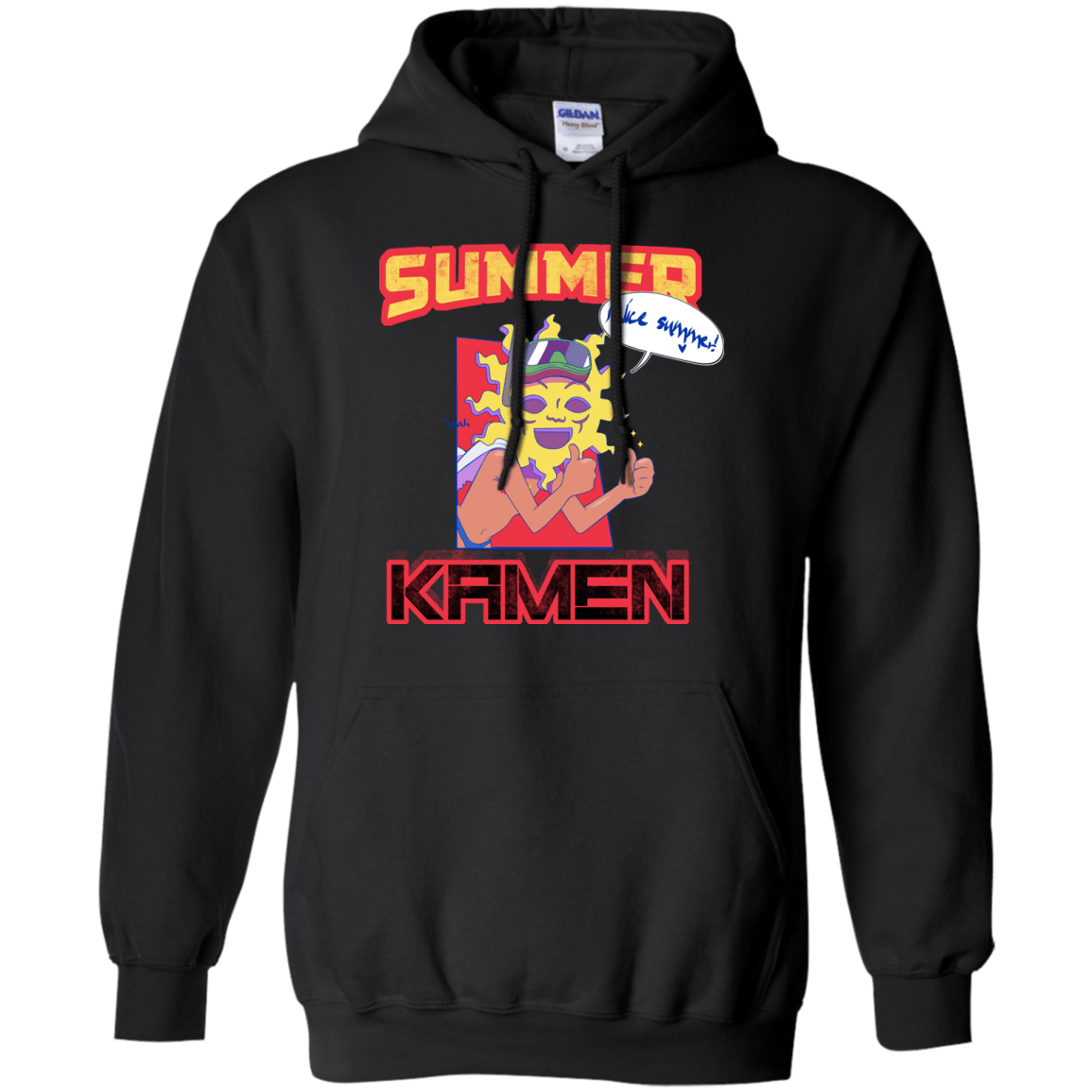 Sweatshirts Black / S Summer Kamen Pullover Hoodie