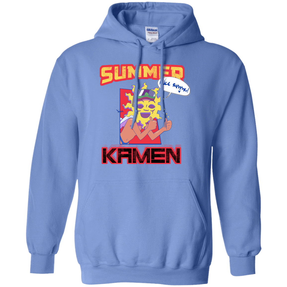 Sweatshirts Carolina Blue / S Summer Kamen Pullover Hoodie