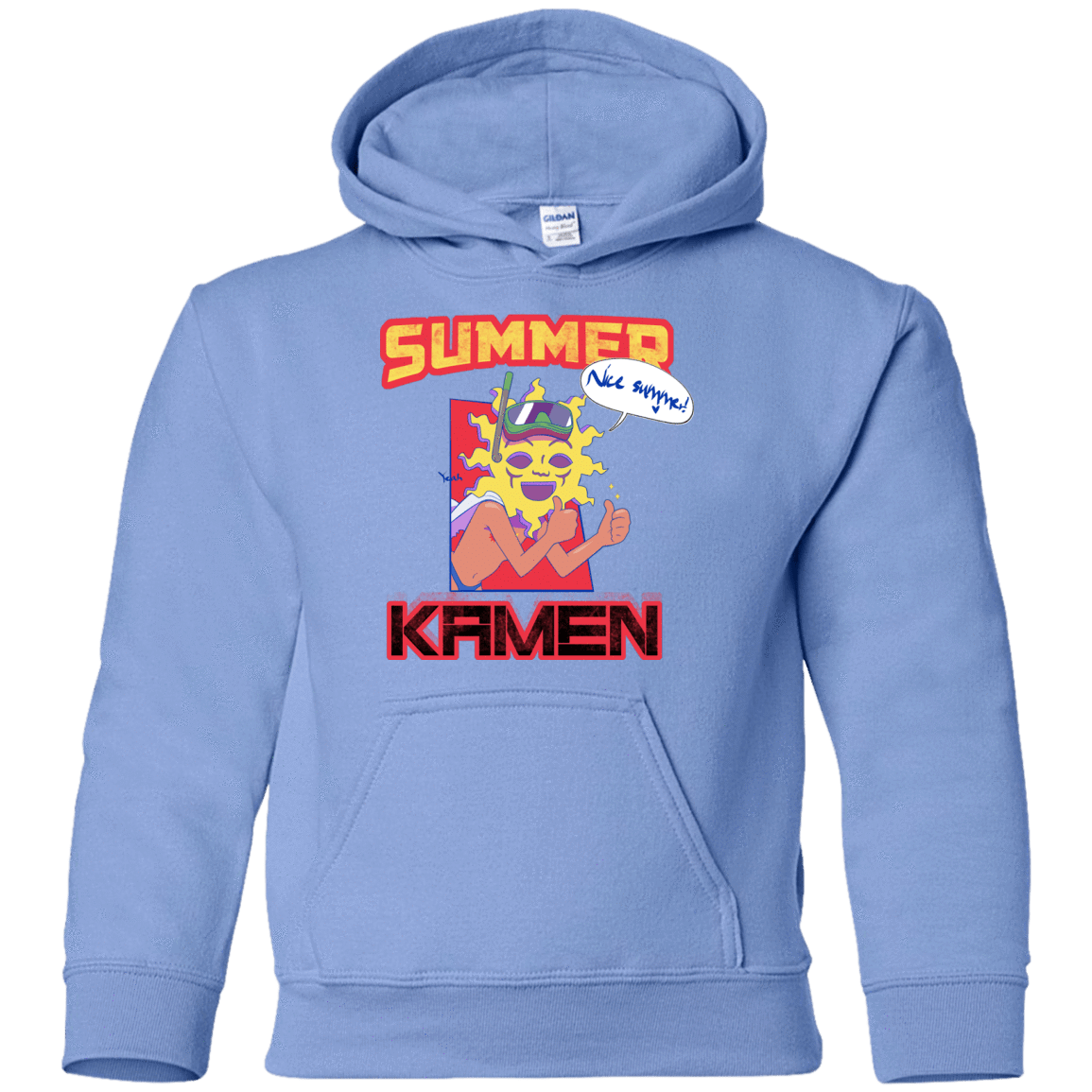 Sweatshirts Carolina Blue / YS Summer Kamen Youth Hoodie