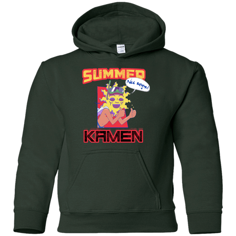 Sweatshirts Forest Green / YS Summer Kamen Youth Hoodie