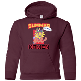 Sweatshirts Maroon / YS Summer Kamen Youth Hoodie