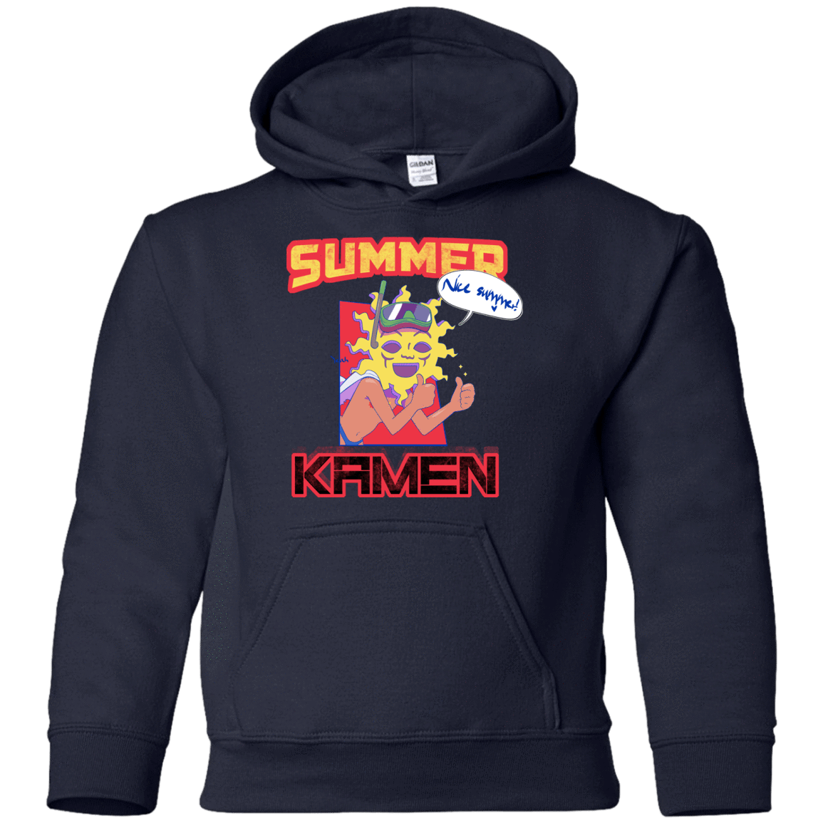 Sweatshirts Navy / YS Summer Kamen Youth Hoodie