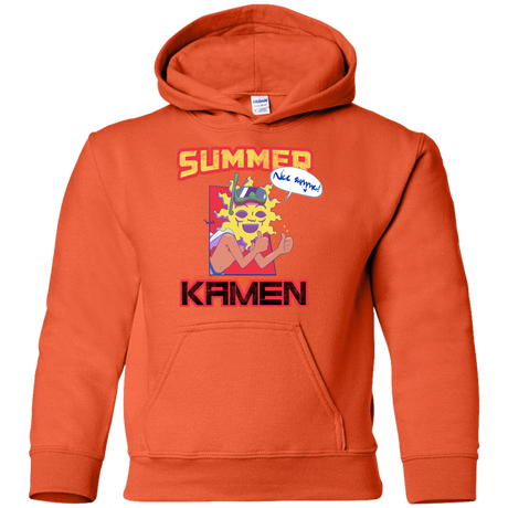 Sweatshirts Orange / YS Summer Kamen Youth Hoodie