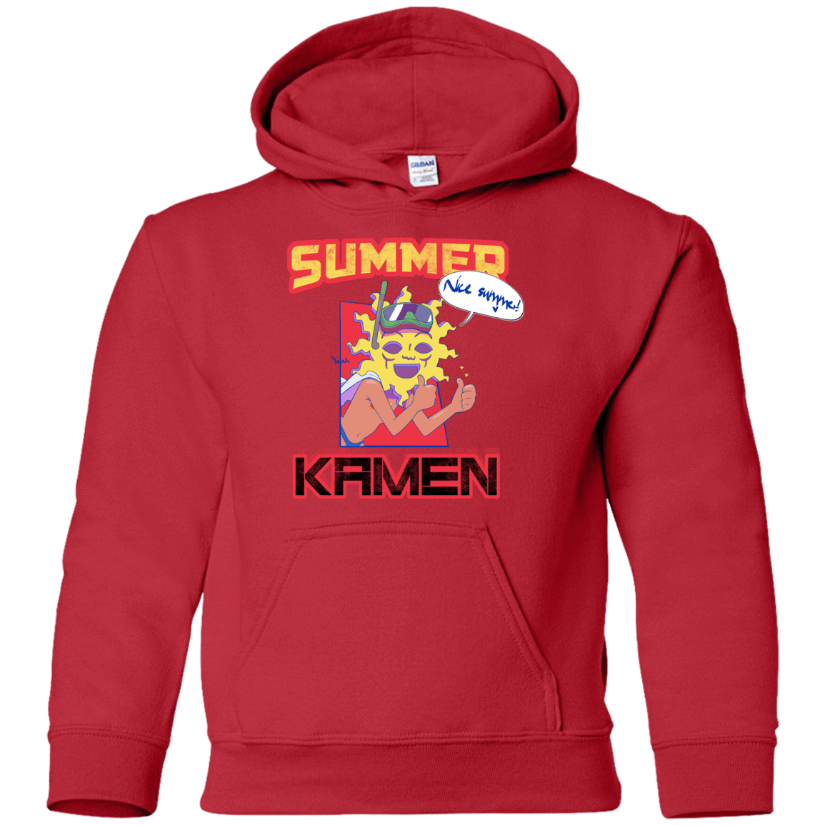 Sweatshirts Red / YS Summer Kamen Youth Hoodie