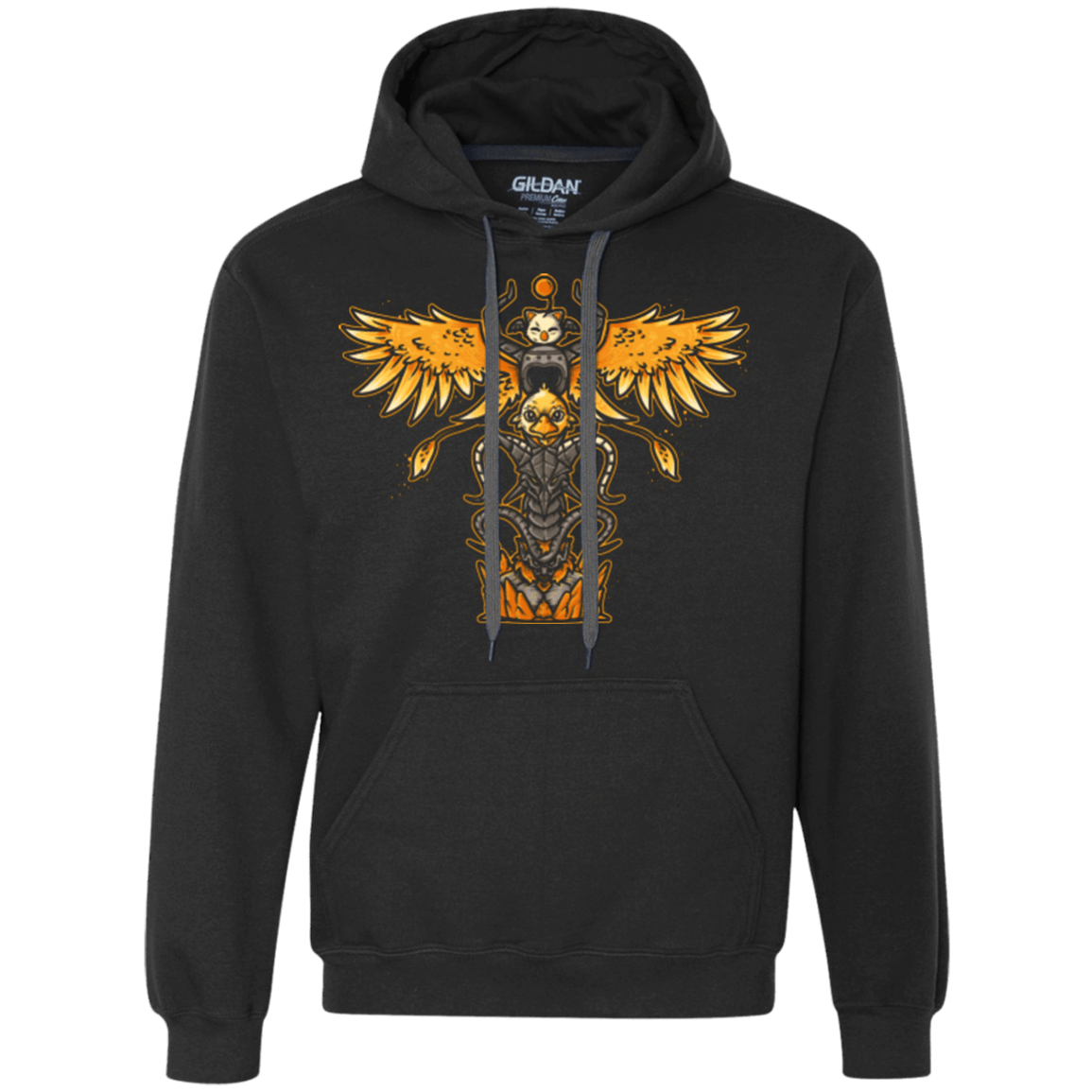 Sweatshirts Black / Small SUMMON TOTEM Premium Fleece Hoodie