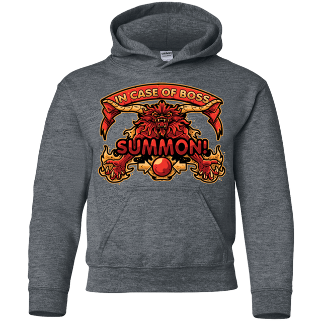 Sweatshirts Dark Heather / YS SUMMON Youth Hoodie